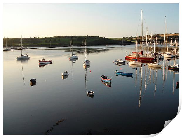  Harbour view Kinsale Print by Rob Washington