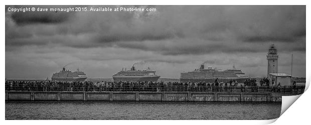  The three Queens Print by dave mcnaught