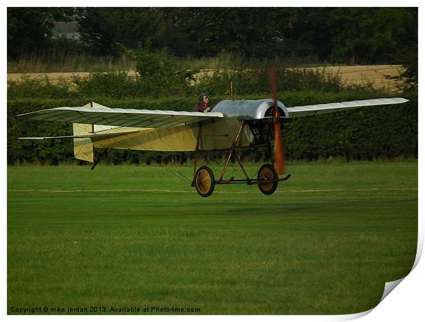 Blackburn Monoplane Print by mike jordan