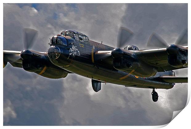 Lancaster bomber Print by Rachel & Martin Pics