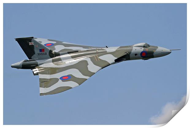 Vulcan Bomber XH558 Print by Rachel & Martin Pics