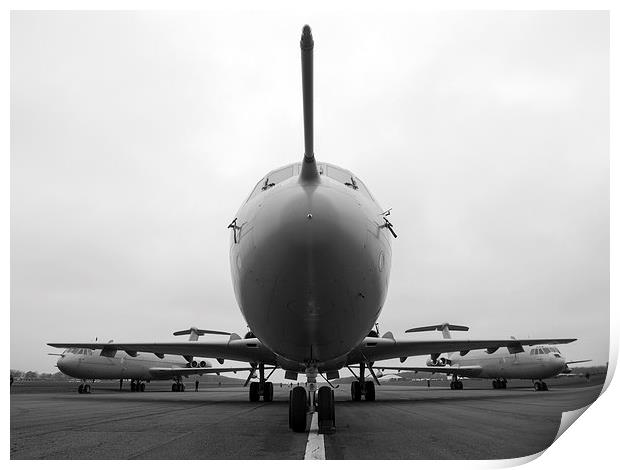 VC-10 trio Print by Keith Campbell