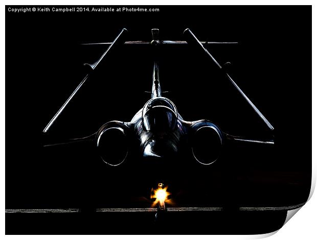  Buccaneer in the Shadows. Print by Keith Campbell