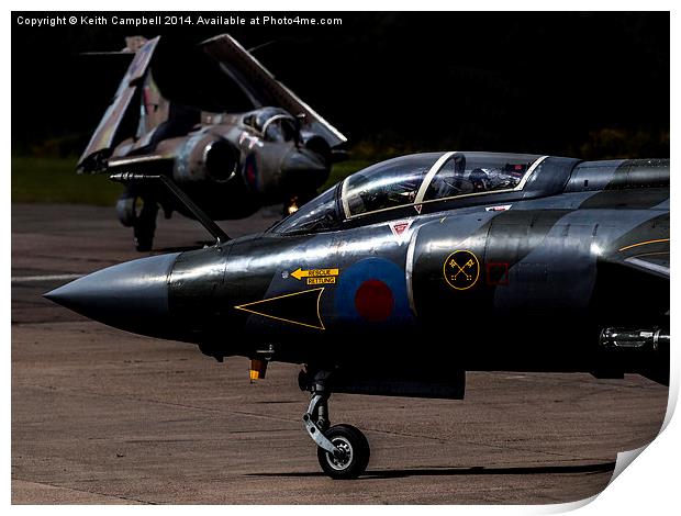  Buccaneers on the runway Print by Keith Campbell