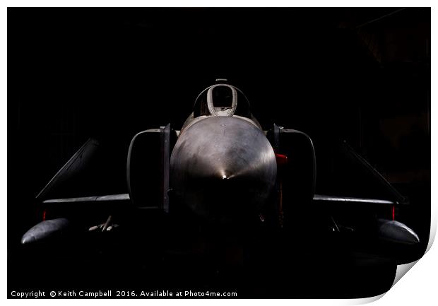 RAF F-4 Phantom Print by Keith Campbell