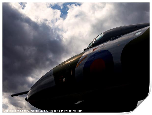 Vulcan Dawn Print by Keith Campbell