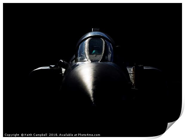 Royal Air Force F-4 Phantom Print by Keith Campbell