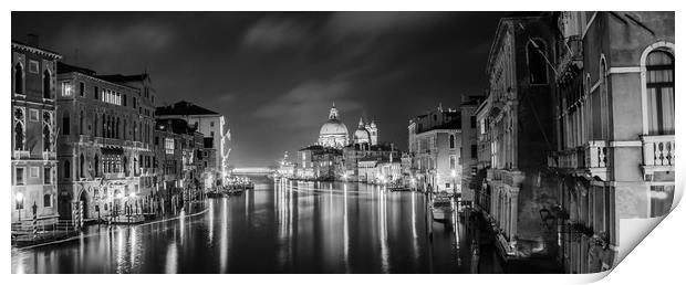 Venice by night Print by ANDREW HUDSON