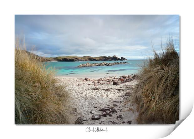 Clachtoll beach Scotland, Scottish Highlands Print by JC studios LRPS ARPS
