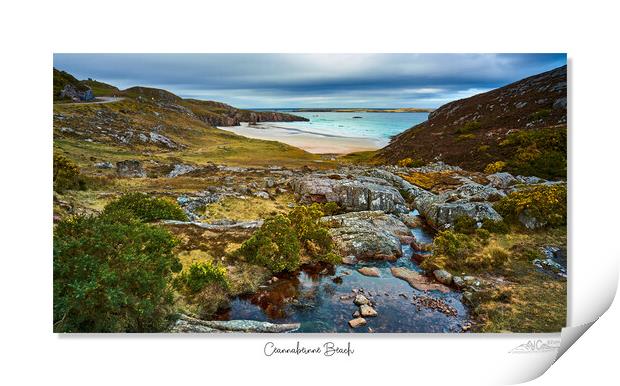 Ceannabeinne Beach Highlands Scotland  Print by JC studios LRPS ARPS