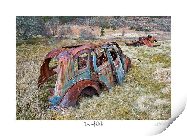 Rust and Dents Print by JC studios LRPS ARPS