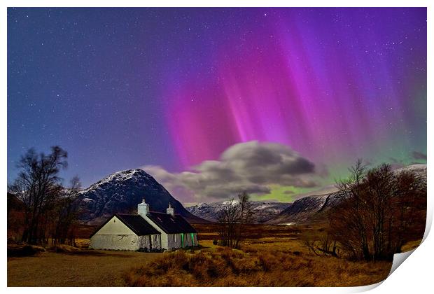 Black rock ccottage aurora simply red Print by JC studios LRPS ARPS