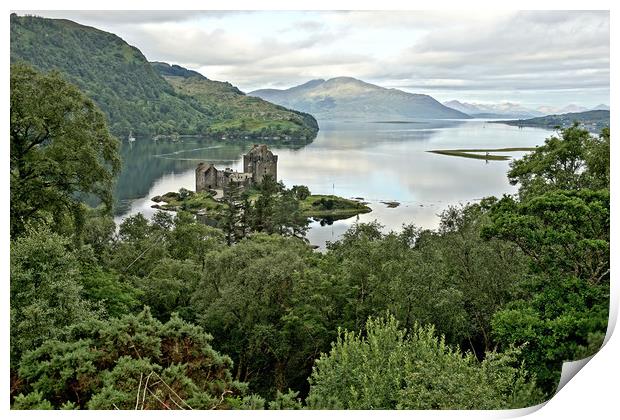 Eileen Donan on the loch Print by JC studios LRPS ARPS