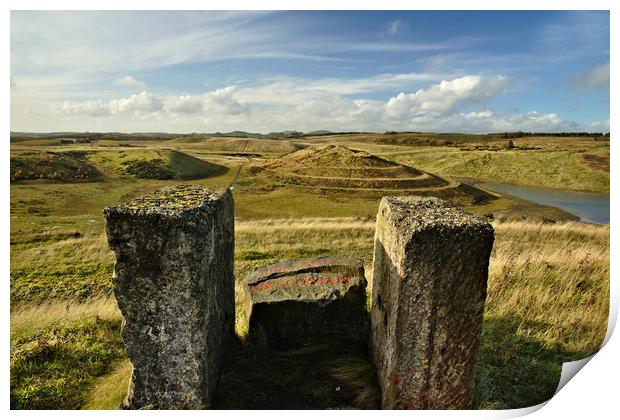 Open cast mines  Fife, Scotland Print by JC studios LRPS ARPS