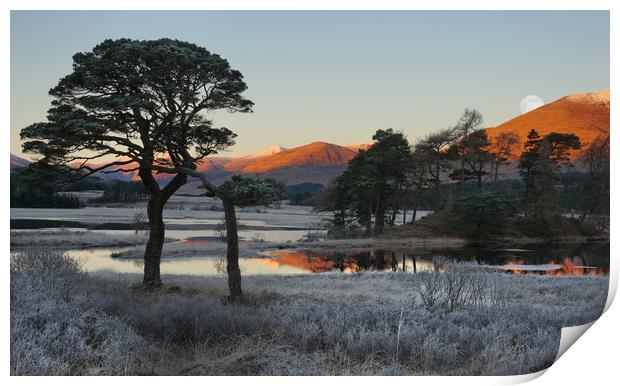 Loch Tulla at dawn in December Print by JC studios LRPS ARPS