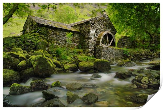 The old water mill Print by JC studios LRPS ARPS
