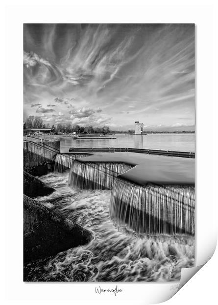 Strathclyde country park weir Print by JC studios LRPS ARPS