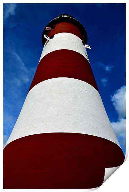 Plymouth Smeatons Tower Print by T2 Images