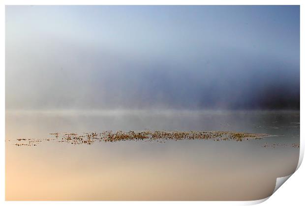 Talybont reserviour brecon beacons Print by simon powell