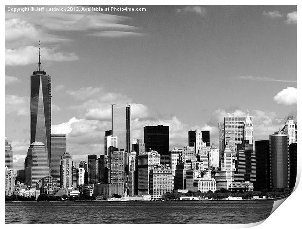 Freedom Tower New York Print by Jeff Hardwick