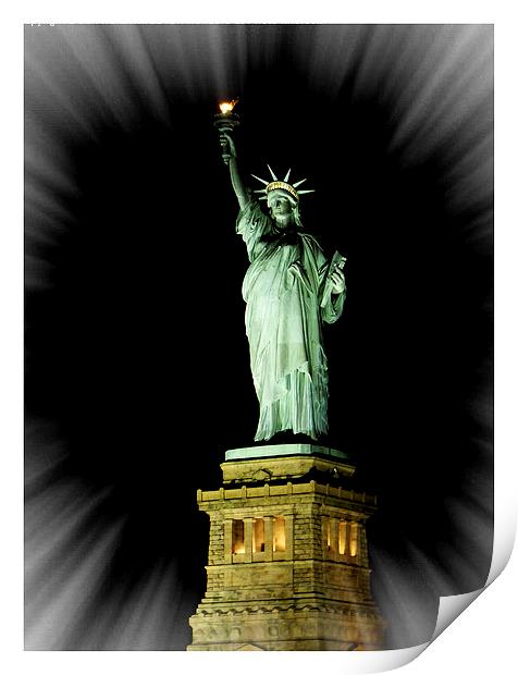 Statue of Liberty NYC Print by Jeff Hardwick