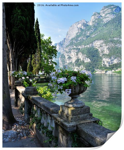 Lake Garda Italy Print by Jeff Hardwick
