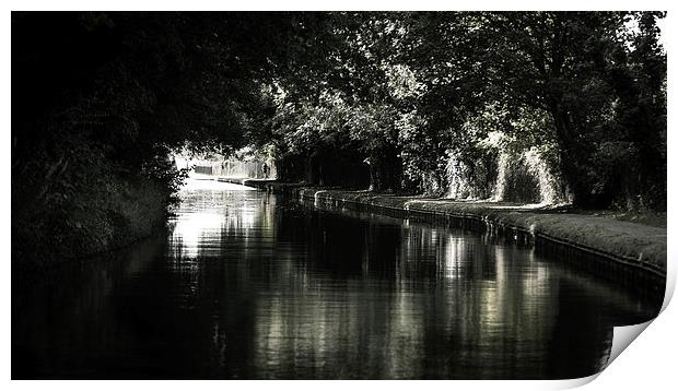  Canal Jogger Print by Douglas McMann