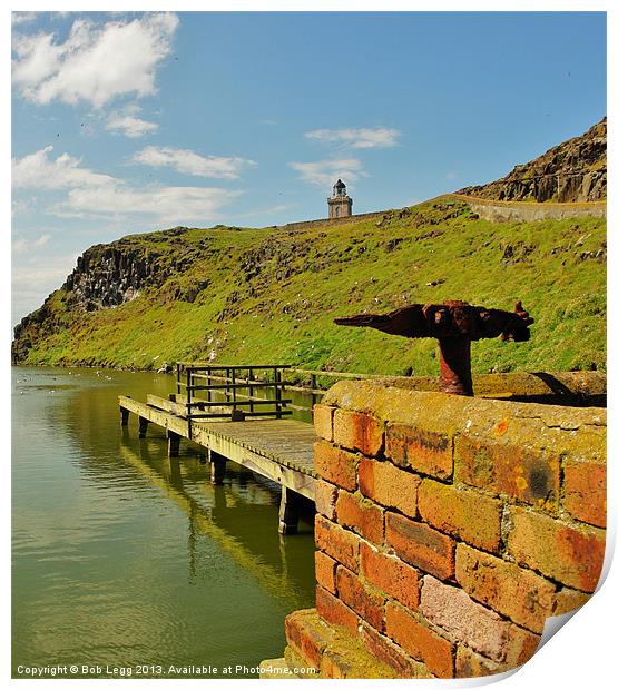 Jetty on the May Print by Bob Legg