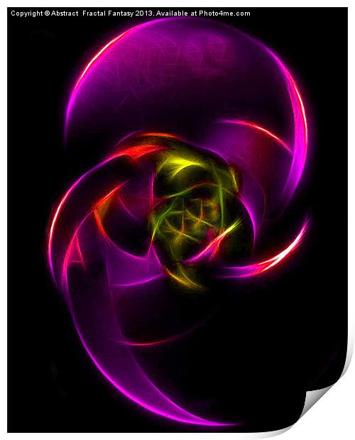 See Me Feel Me Print by Abstract  Fractal Fantasy