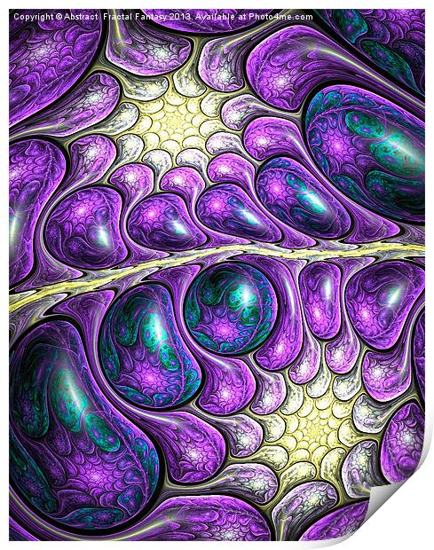 Abstract 64 Print by Abstract  Fractal Fantasy