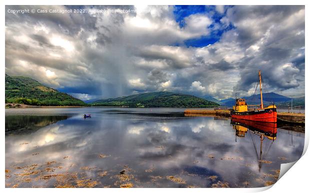 Lock Fyne, Inveraray Scotland Print by Cass Castagnoli