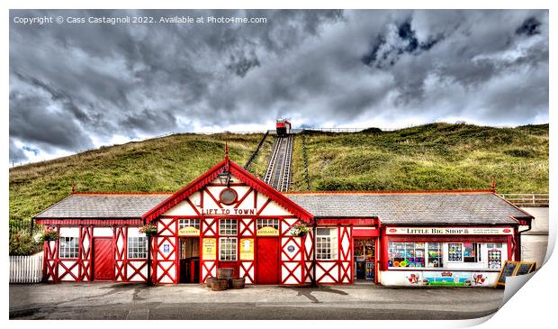 The Little Big Town - Saltburn by the Sea Print by Cass Castagnoli