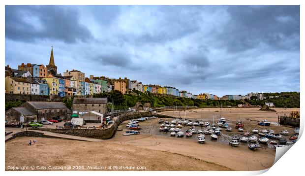 Tenby - Wales Print by Cass Castagnoli