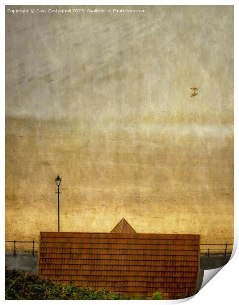 Freedom - Vintage seaside scene Print by Cass Castagnoli