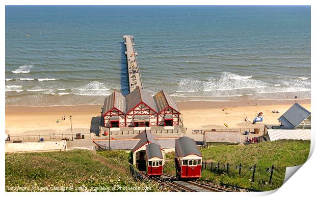 Here comes Summer - Saltburn-by-the-Sea Print by Cass Castagnoli