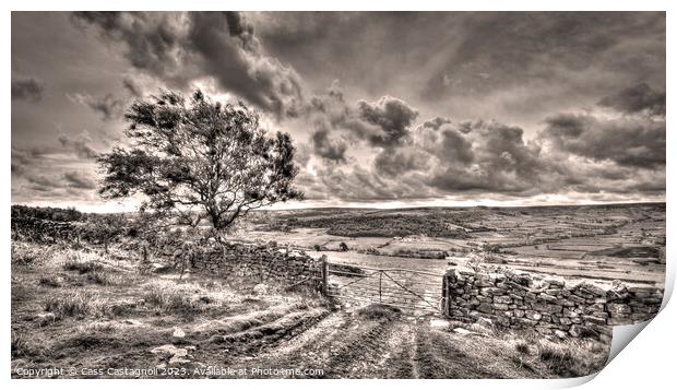 Magnificent Moors - North Yorkshire Print by Cass Castagnoli
