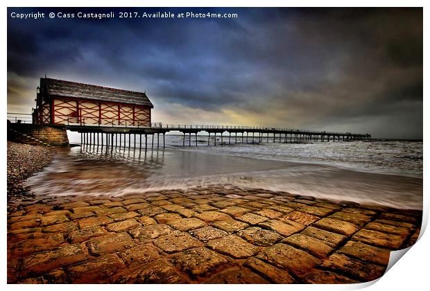 The Awakening - Saltburn-by-the-Sea Print by Cass Castagnoli