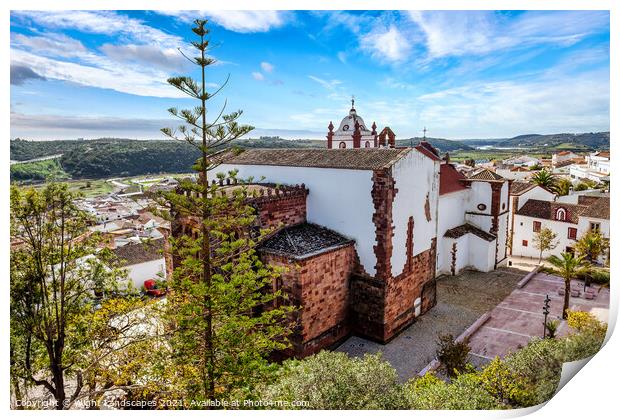 Se de Cathedral Silves Print by Wight Landscapes