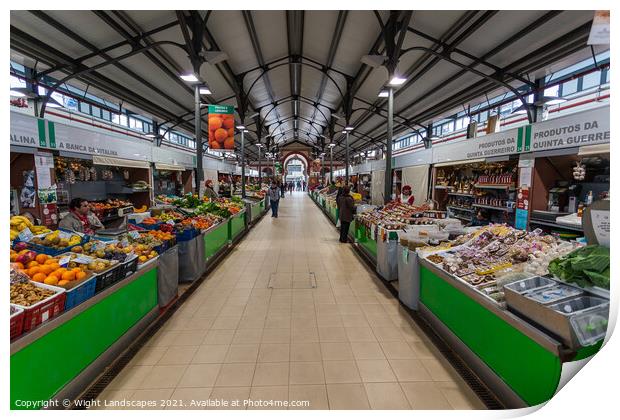 Loule Market Interior Print by Wight Landscapes