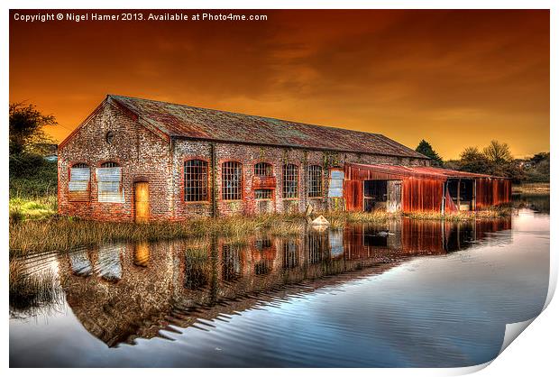 Waterworld Print by Wight Landscapes