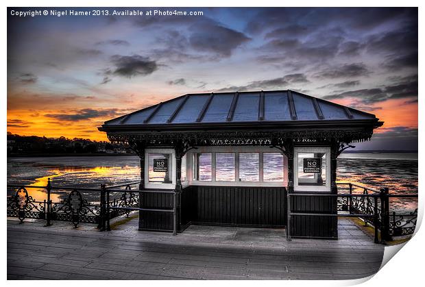 Ryde Pier Print by Wight Landscapes