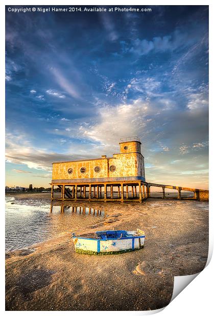 The Lifeboat #2 Print by Wight Landscapes