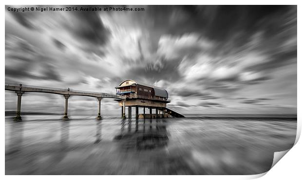 Bembridge Lifeboat Station Zoom Print by Wight Landscapes