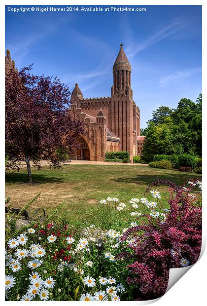 Quarr Abbey Print by Wight Landscapes