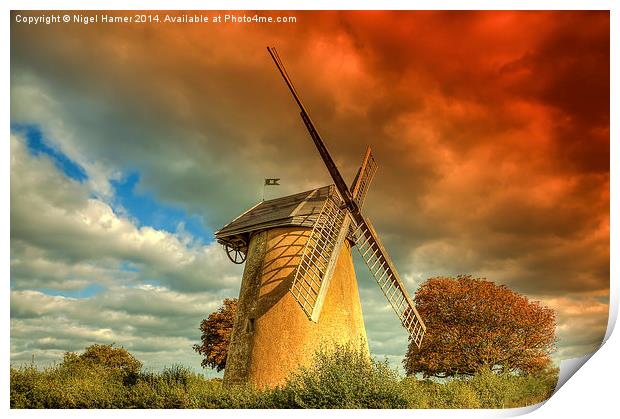 Bembridge Windmill #3 Print by Wight Landscapes