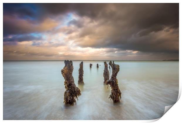 Ryde House Jetty Print by Wight Landscapes
