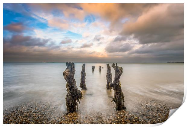 Ryde House Jetty #2 Print by Wight Landscapes