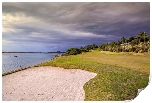 Quinta do Lago Golf Print by Wight Landscapes