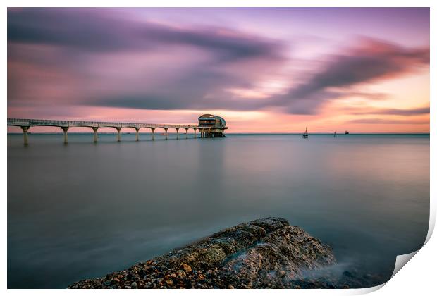 Bembridge Lifeboat Smoothy Print by Wight Landscapes