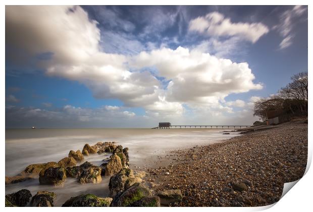 Bembridge Beach LE Print by Wight Landscapes